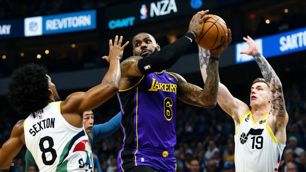 LeBron James Makes Season Debut as Lakers Outlast Jazz 140-126 in High-Scoring Showdown