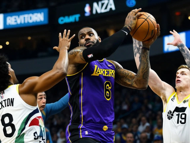 LeBron James Makes Season Debut as Lakers Outlast Jazz 140-126 in High-Scoring Showdown